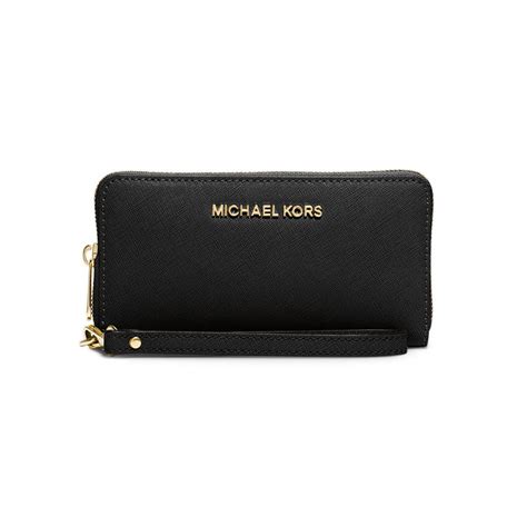 michael kors large flat phone case wristlet|MICHAEL Michael Kors Jet Set Large Flat Multifunction Phone .